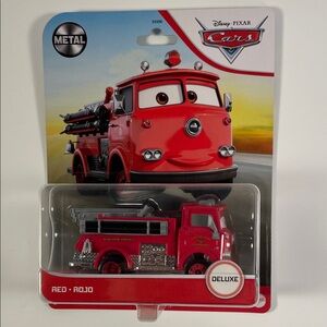 Disney Cars Red Fire Engine Toy